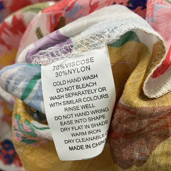 Floral Print Button Down Shirt - Picture 5 of 7